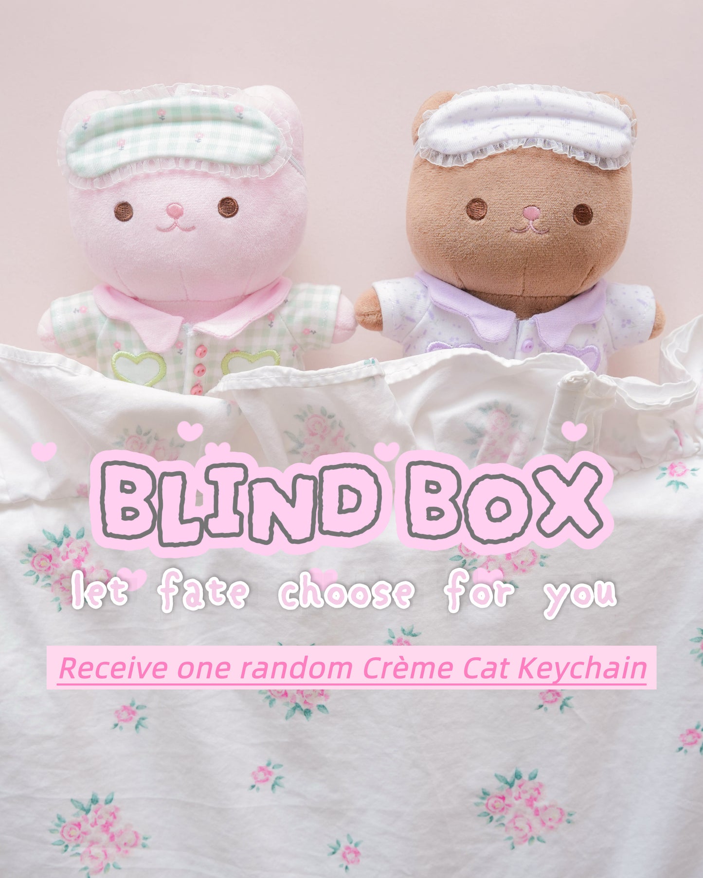 PREORDER ✿ Blind Box ♡ Crème Cat Keychain