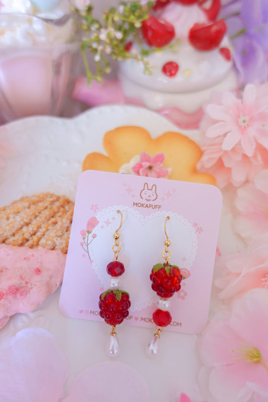 Raspberry Mojito Earrings LAST ONE!