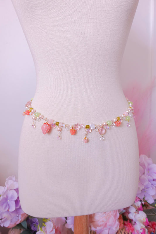Strawberry Matcha Latte Waist Chain