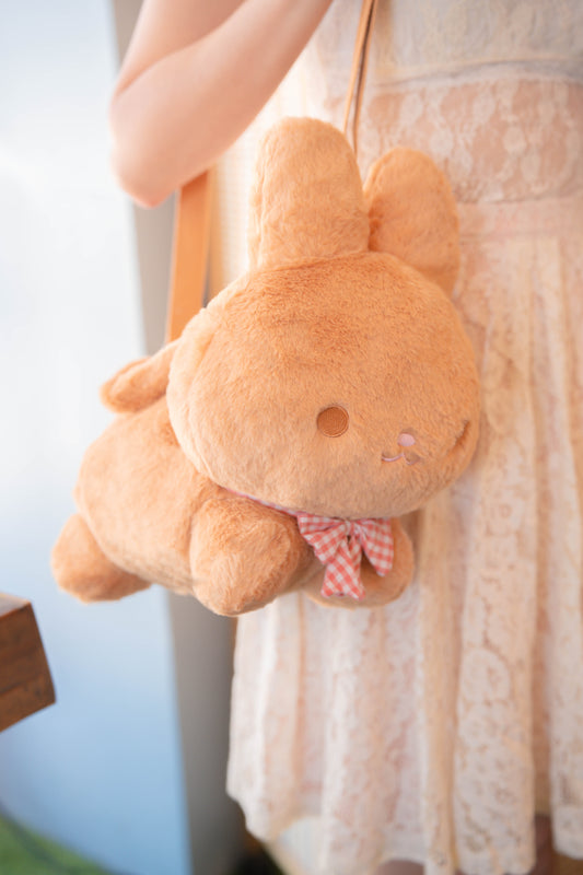 Caramel Bunny ♡ Plush Purse | Low Stock Alert! 🚨