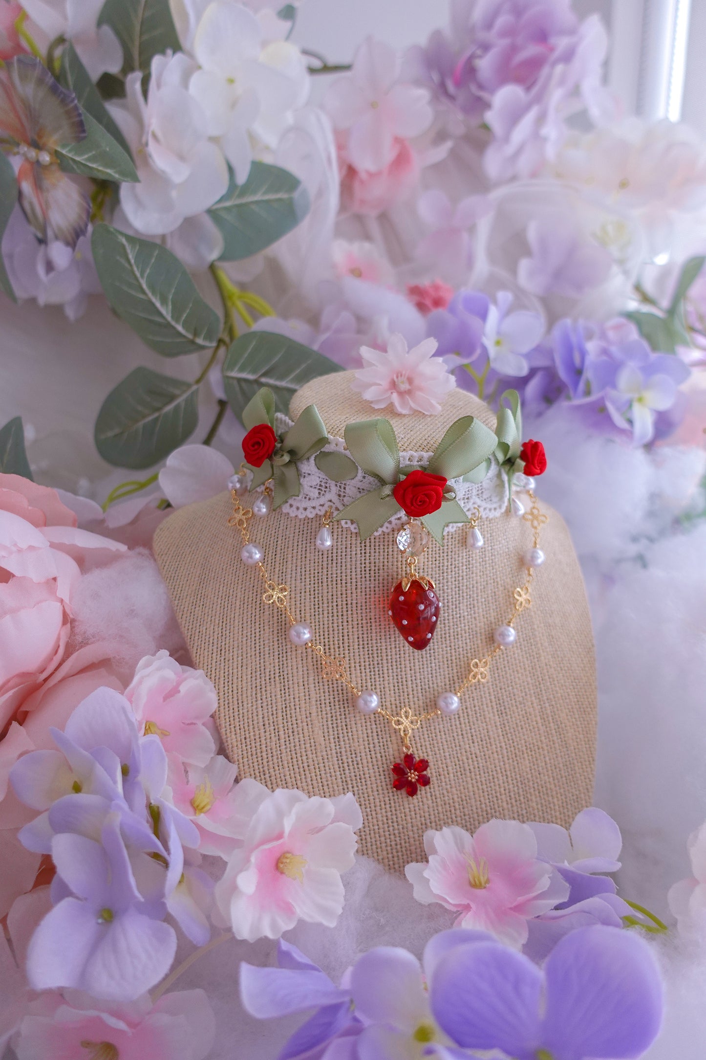 Strawberry Mint Choker