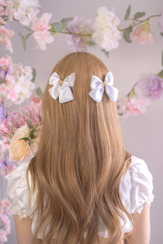 Chibi Magica Bows (white)