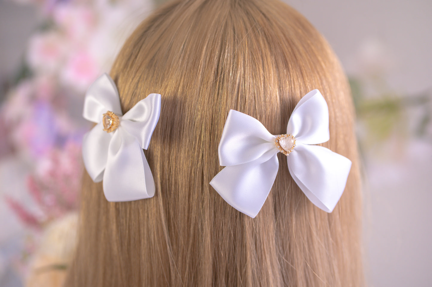 Chibi Magica Bows (white)