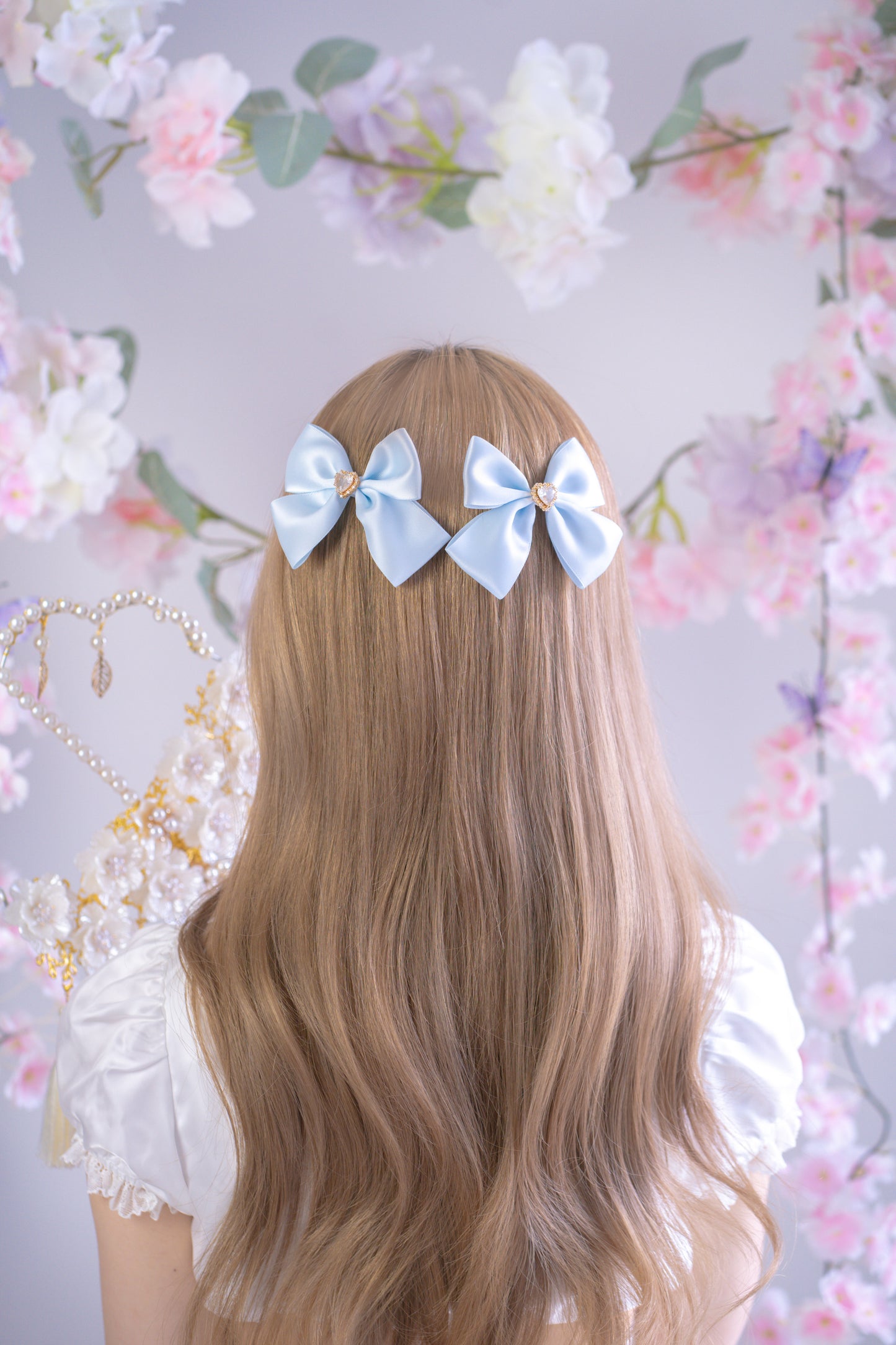 Chibi Magica Bows (blue)