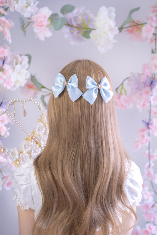 Chibi Magica Bows (blue)