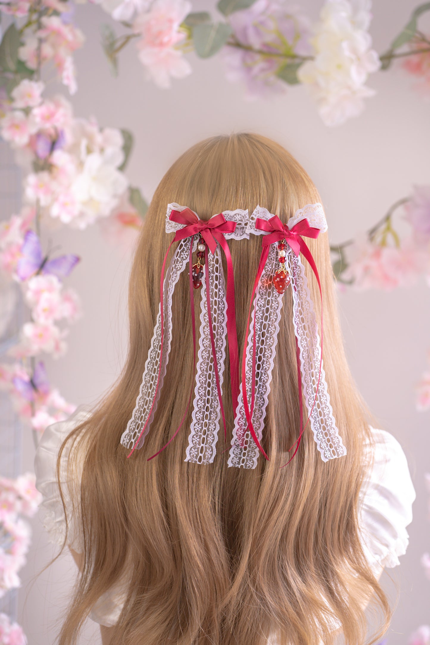 Strawberry Bliss Bows