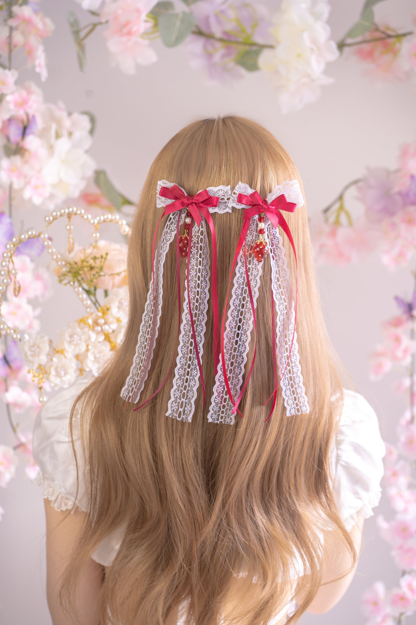 Strawberry Bliss Bows