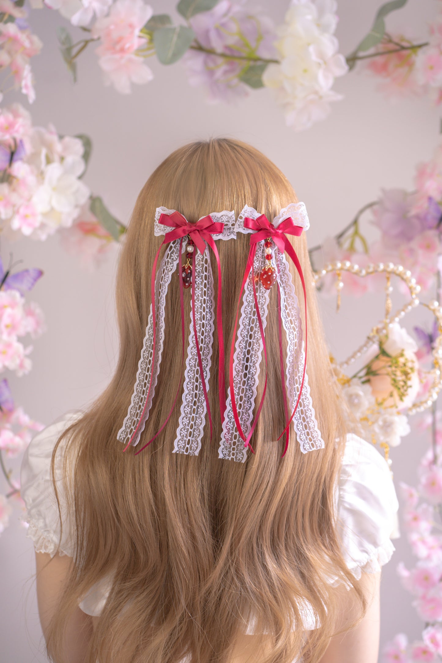 Strawberry Bliss Bows