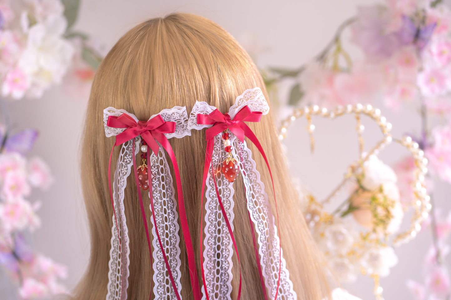 Strawberry Bliss Bows