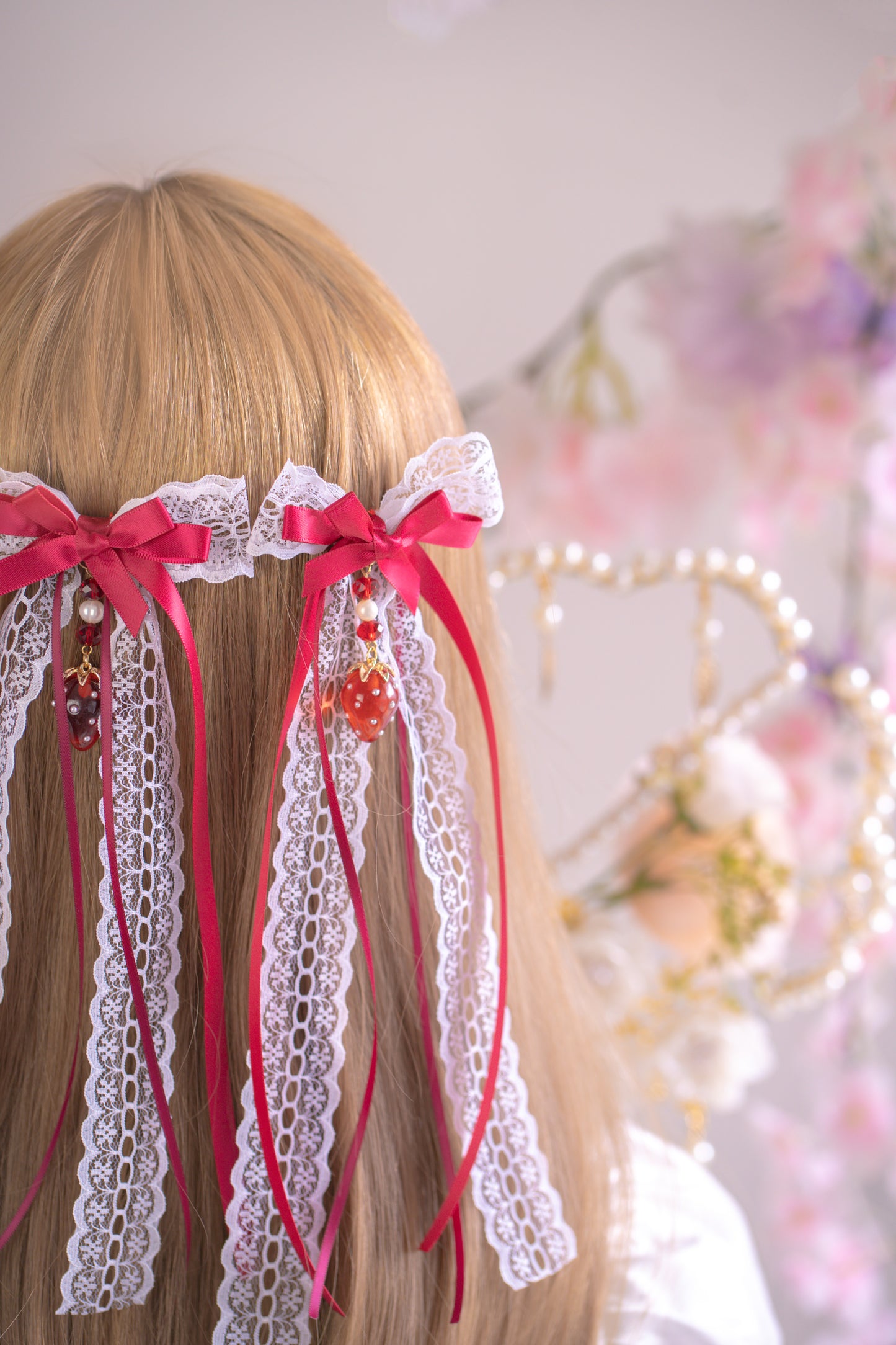 Strawberry Bliss Bows