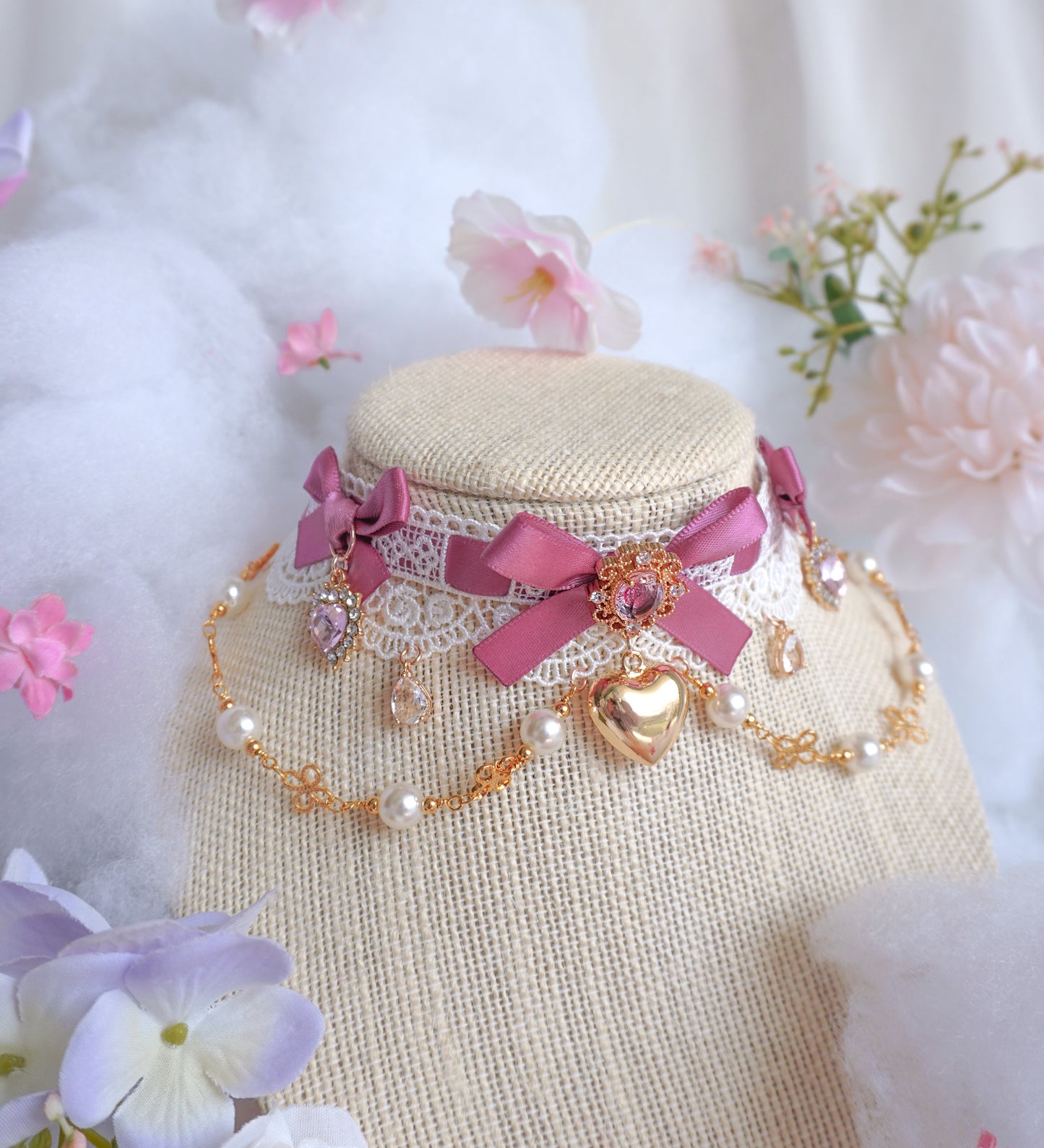 Raspberry Sorbet Choker