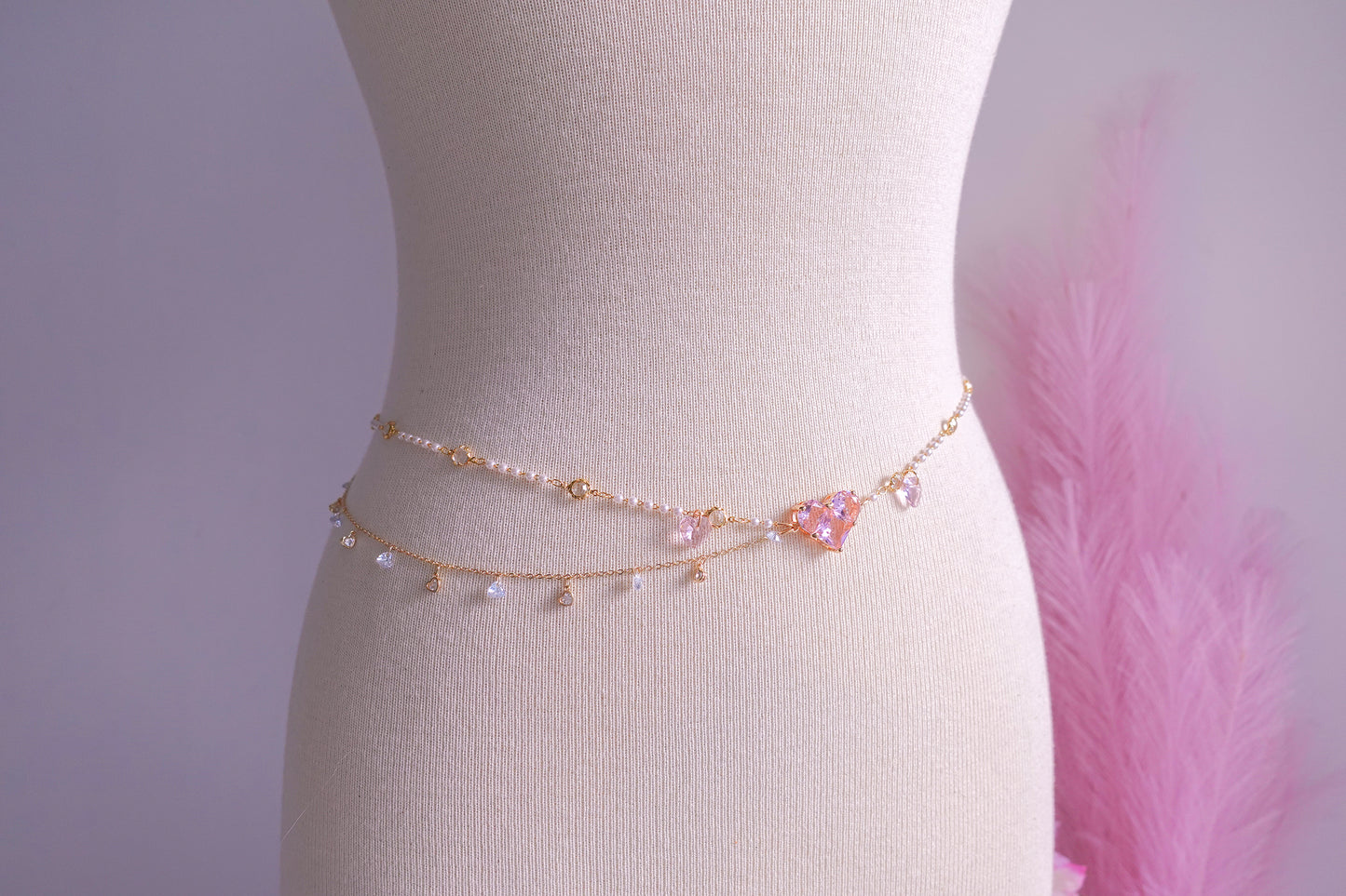 Love Charm Waist Chain