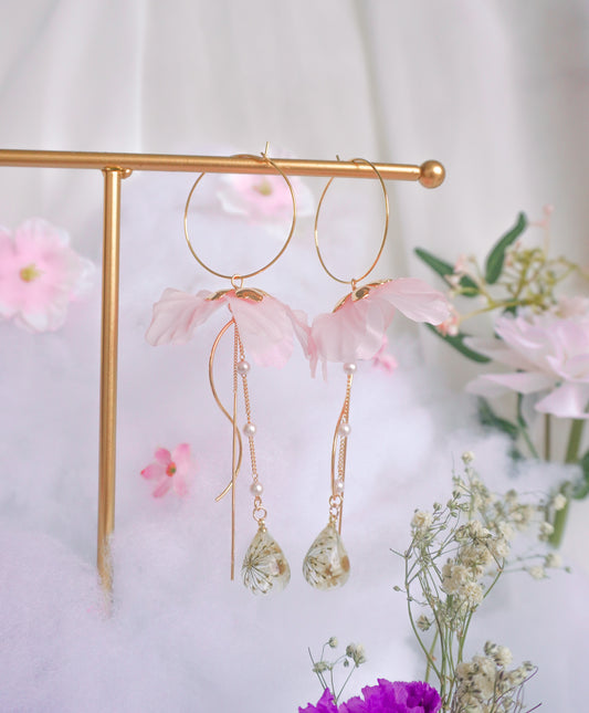 Lotus Raindrop Earrings