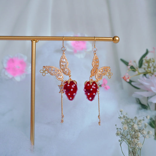 Strawberry Tart Earrings