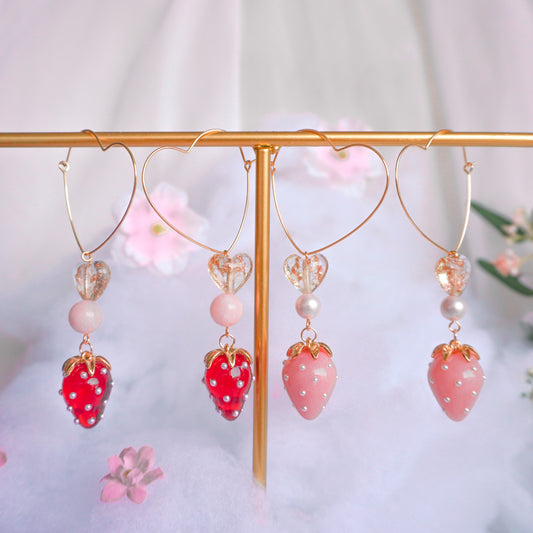 Strawberry Sugar Cookie Earrings