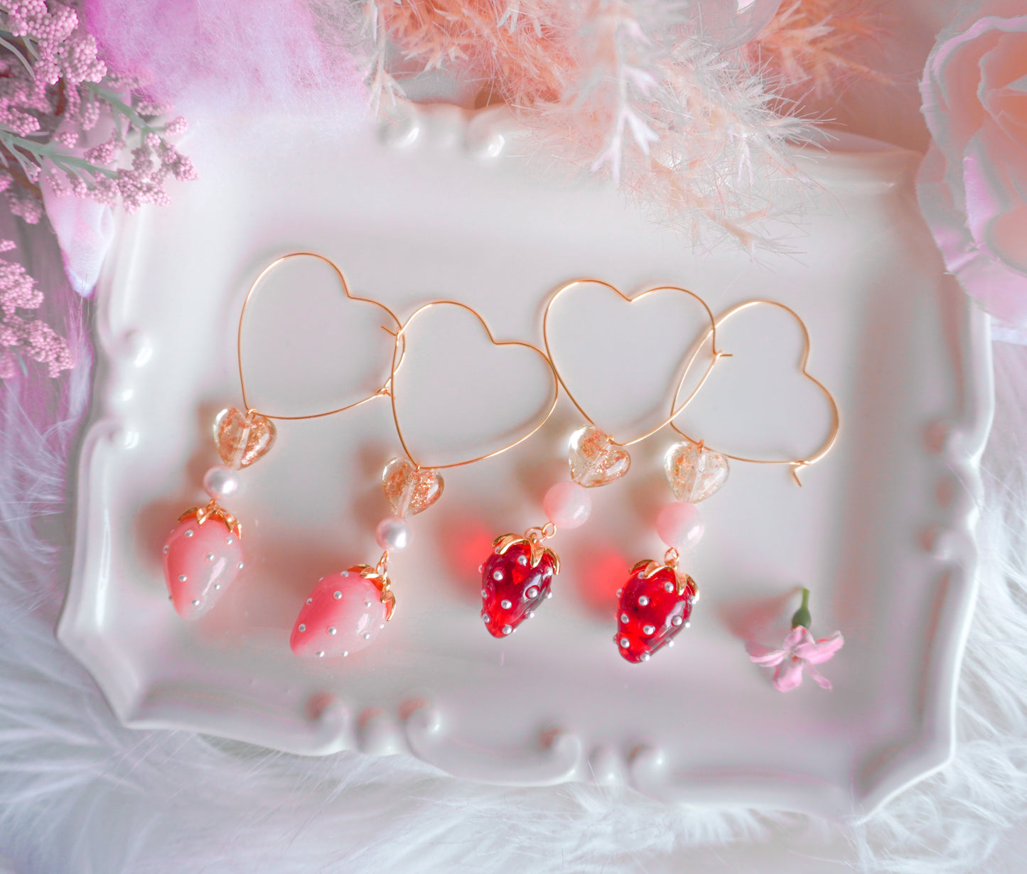 Strawberry Sugar Cookie Earrings