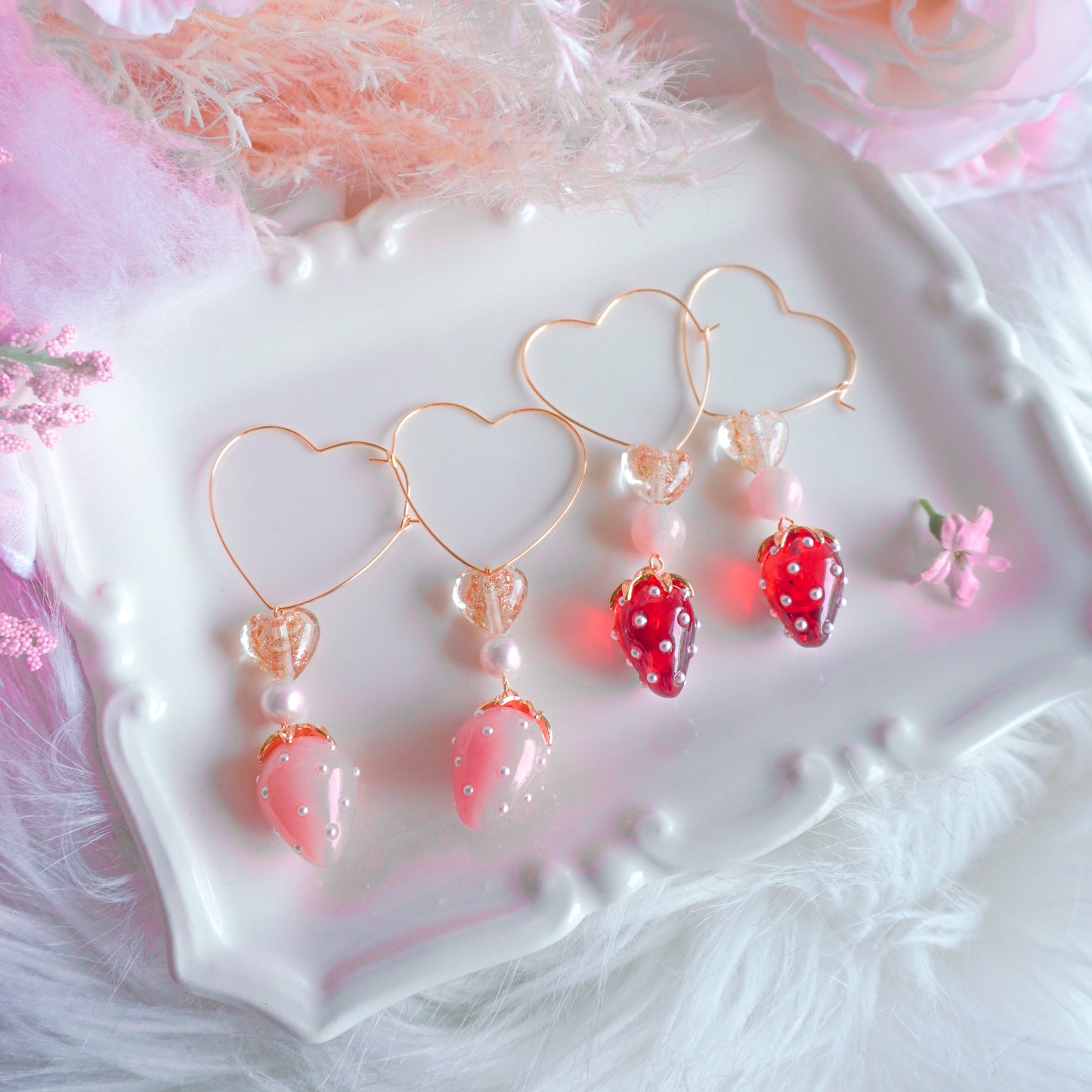 Strawberry Sugar Cookie Earrings