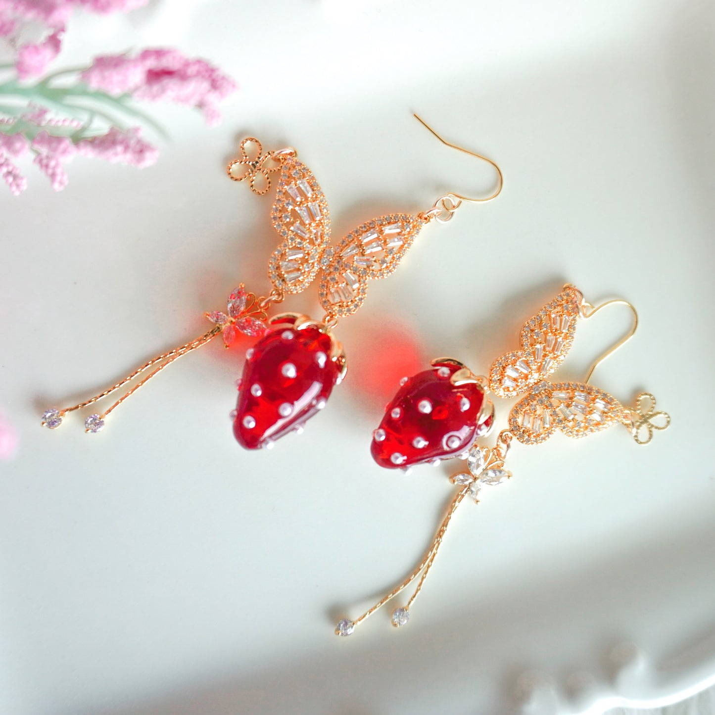 Strawberry Tart Earrings