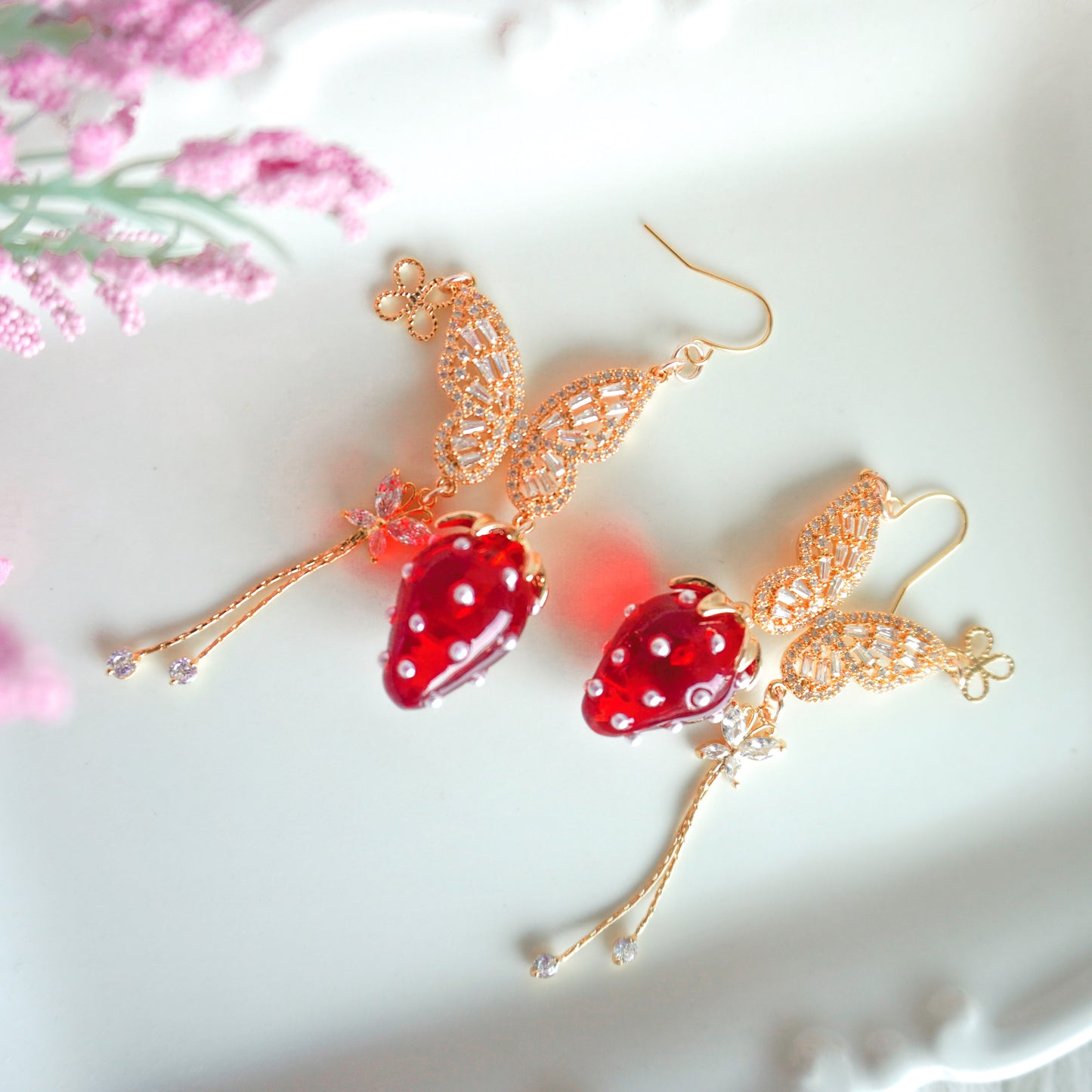 Strawberry Tart Earrings