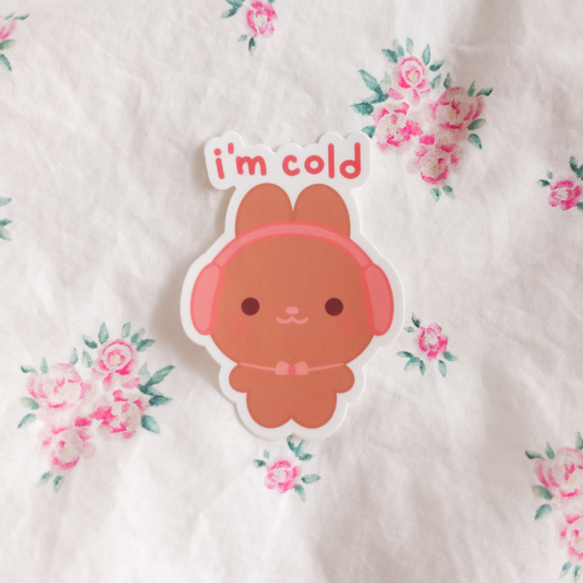 I'm Cold Sticker