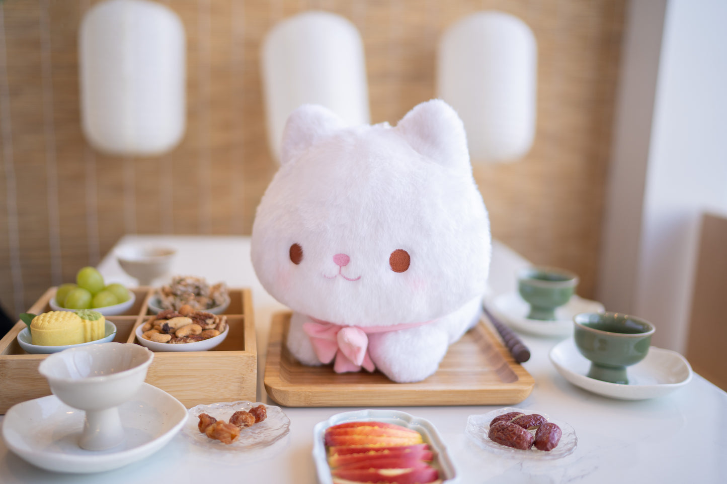 Cream Cat ♡ Plush Purse