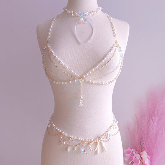 ✧ ･ﾟ Pearl Constellation Body Chains ･ﾟ✧ Preorder