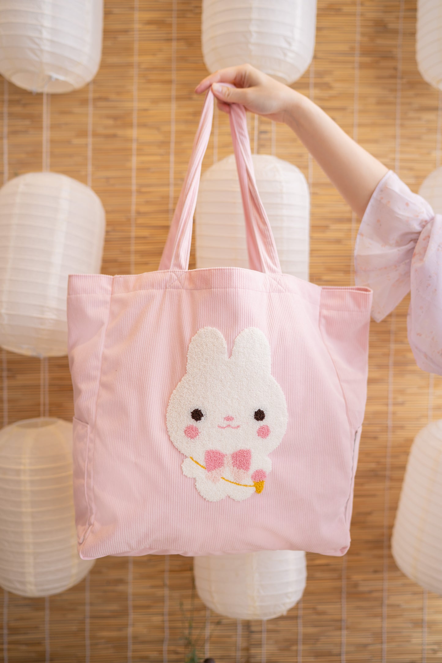Neapolitan Bun XL Tote Bag ♡ Pink | BUY 1 GET 1 50% OFF!