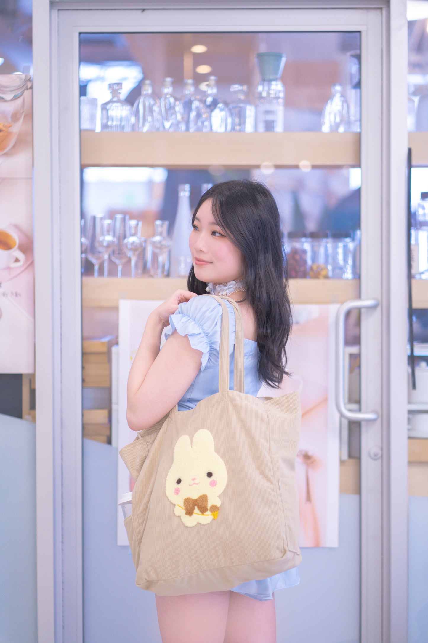 Neapolitan Bun XL Tote Bag ♡ Tan | BUY 1 GET 1 50% OFF!