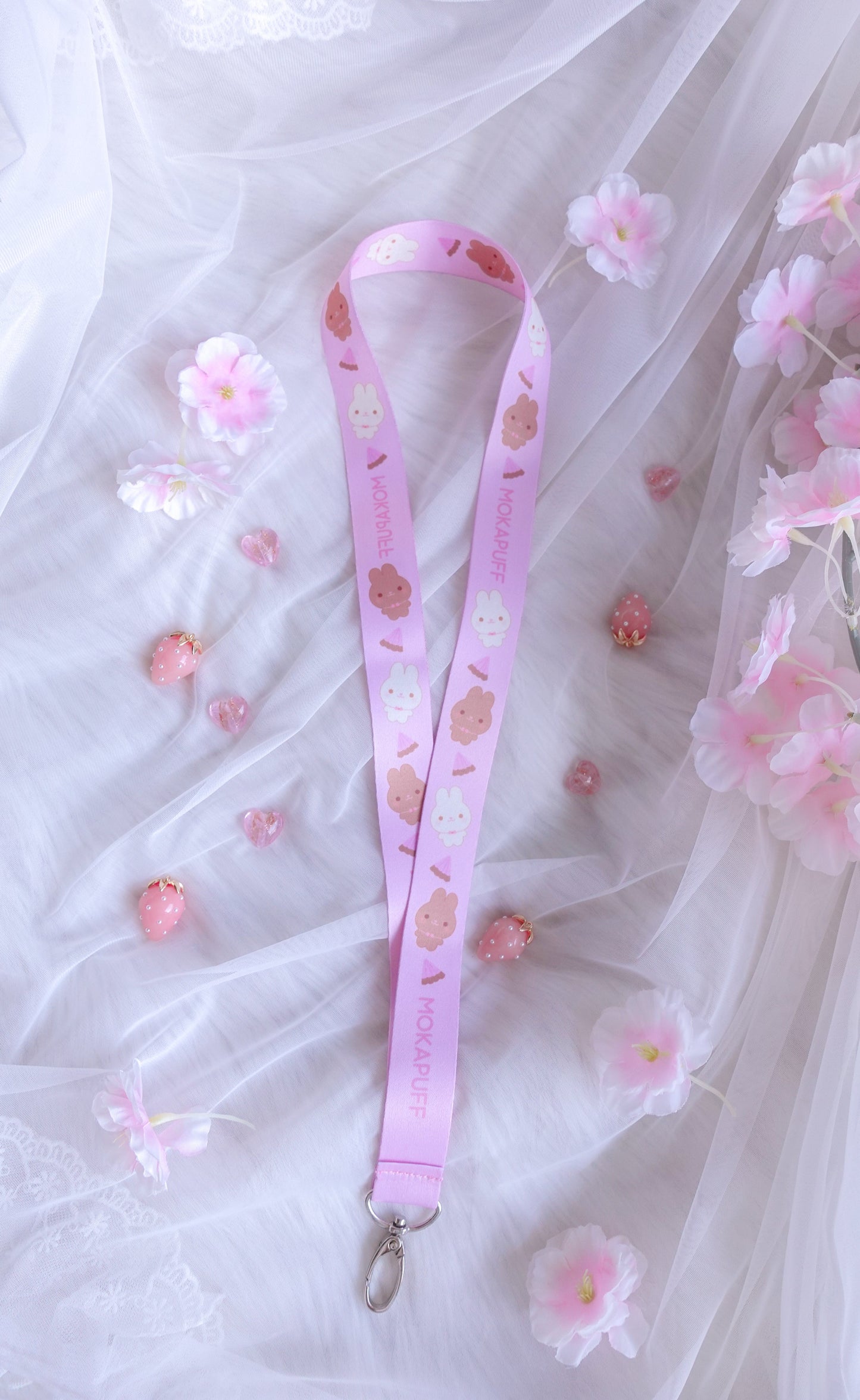 Neapolitan Bunny Lanyard