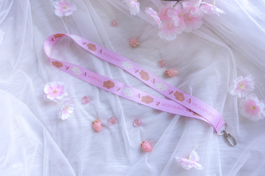 Neapolitan Bunny Lanyard