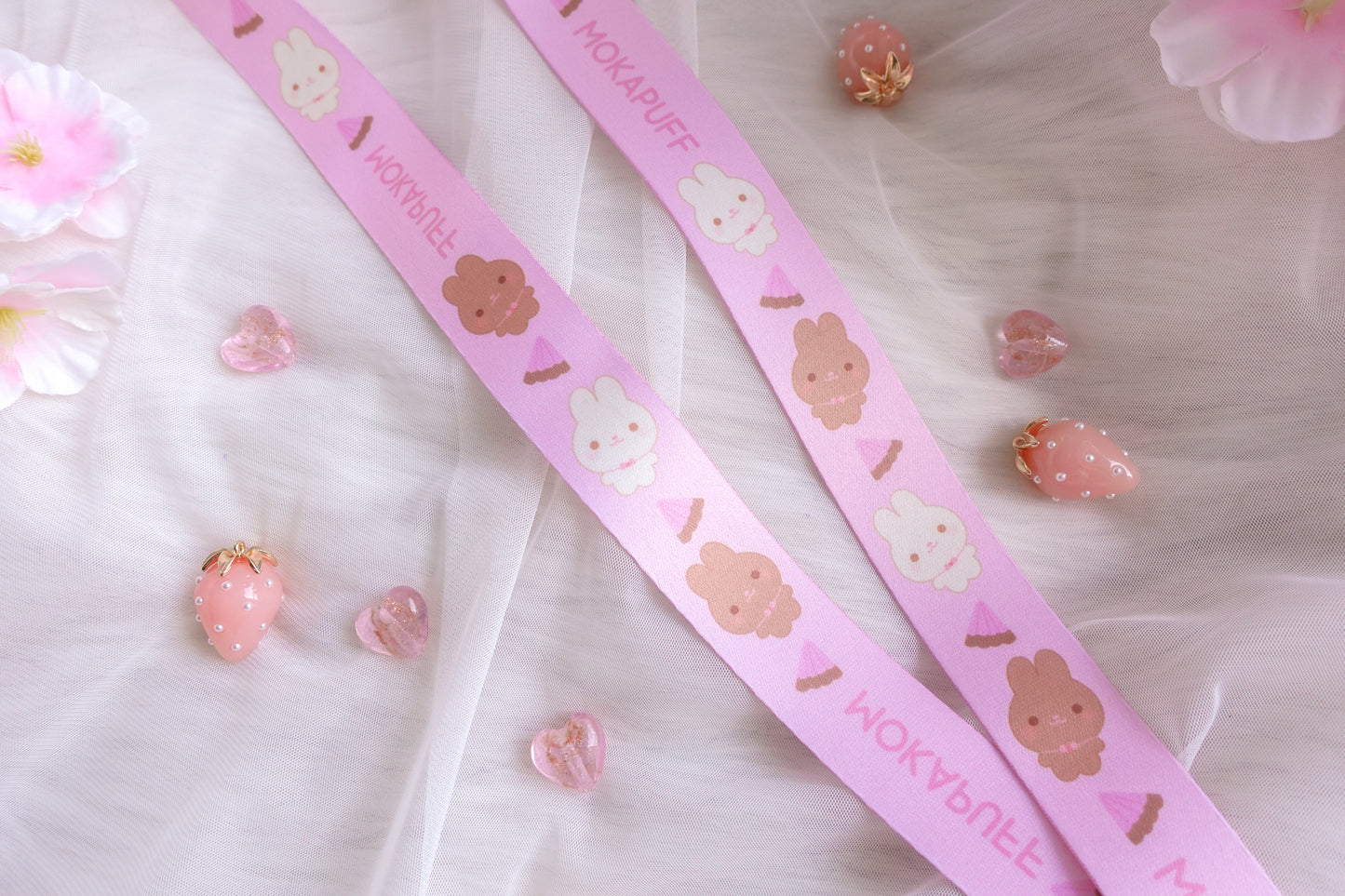 Neapolitan Bunny Lanyard