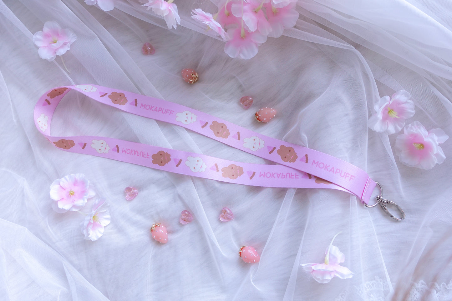 Neapolitan Bunny Lanyard