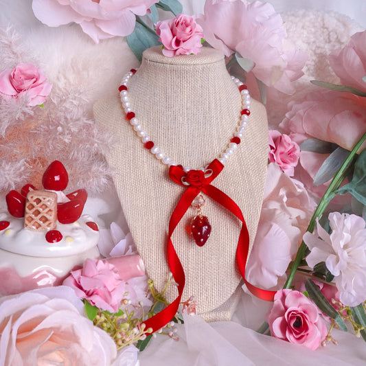 Strawberry Pie Necklace