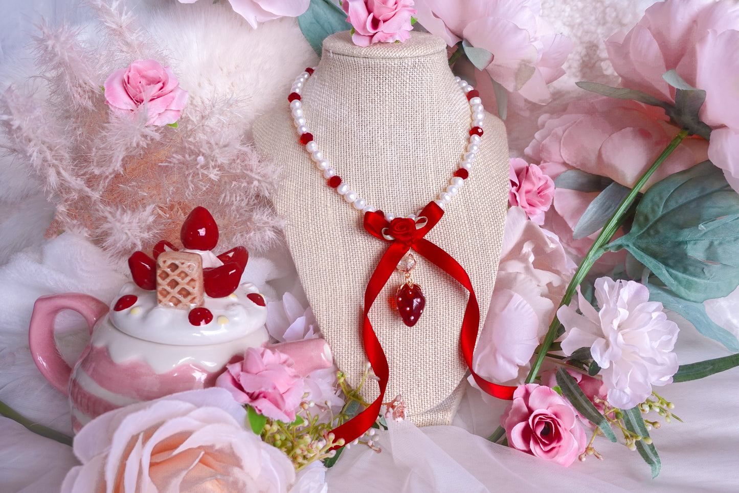 Strawberry Pie Necklace