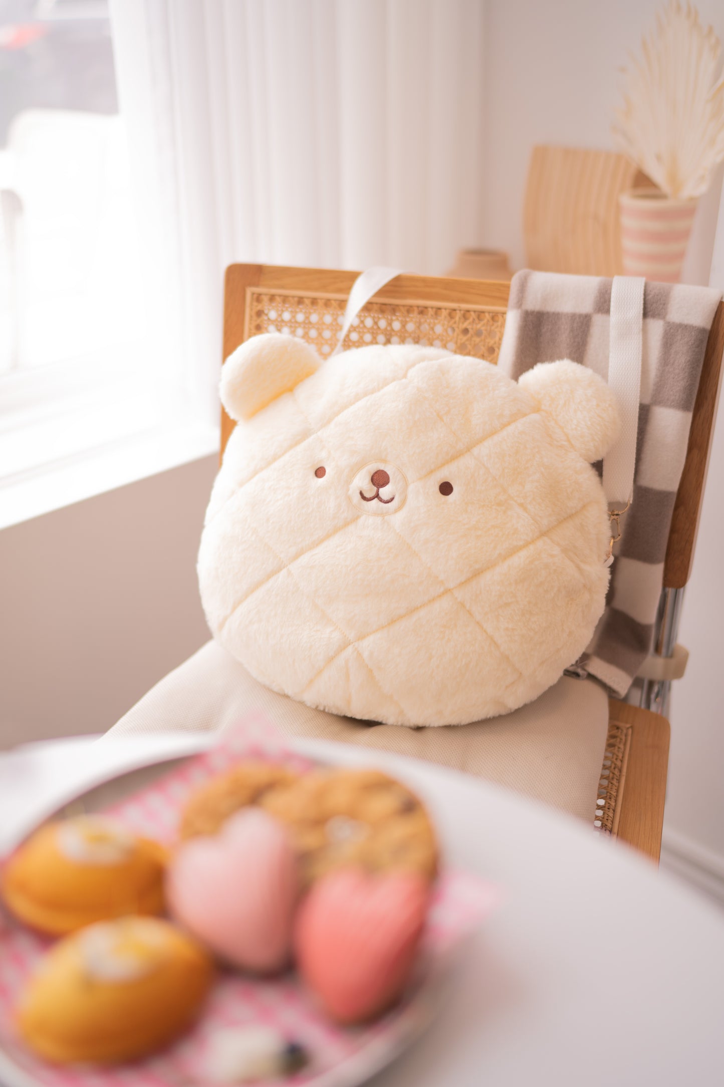 Sweet Bear Melon-pan ♡ Plush Purse/Backpack