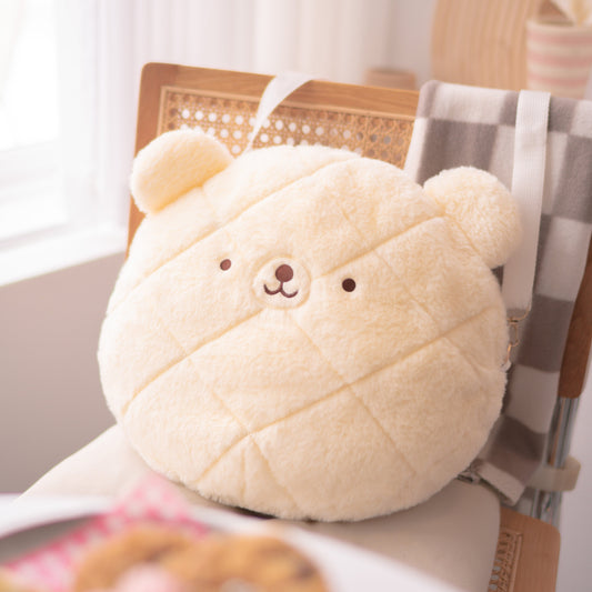 Sweet Bear Melon-pan ♡ Plush Purse/Backpack