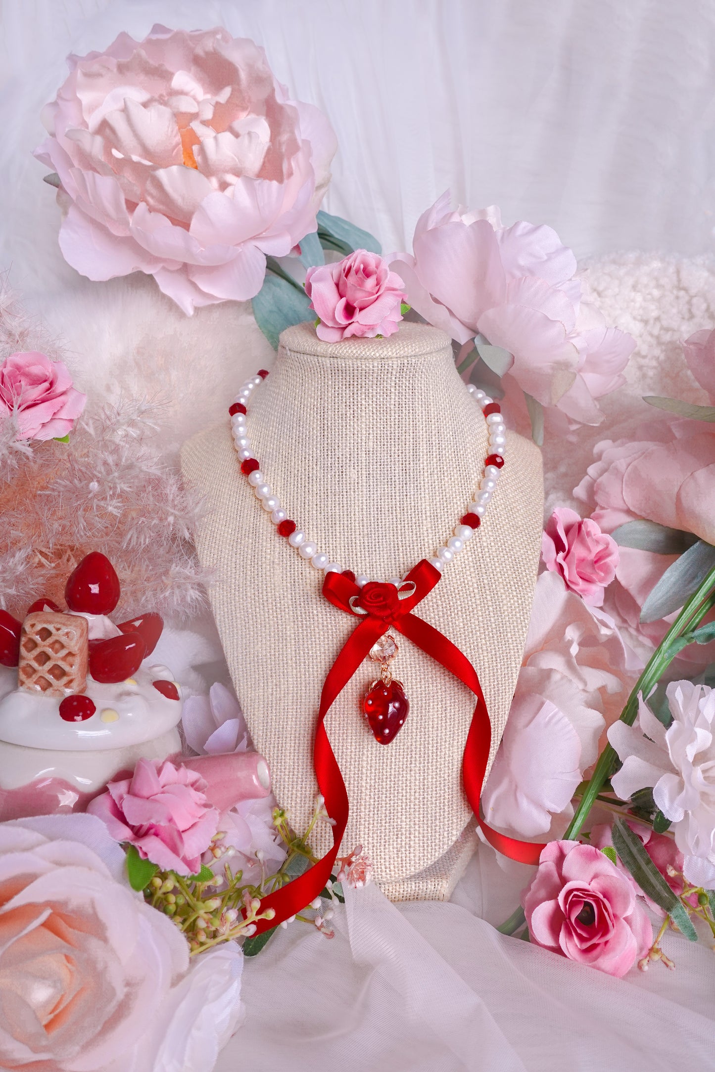 Strawberry Pie Necklace