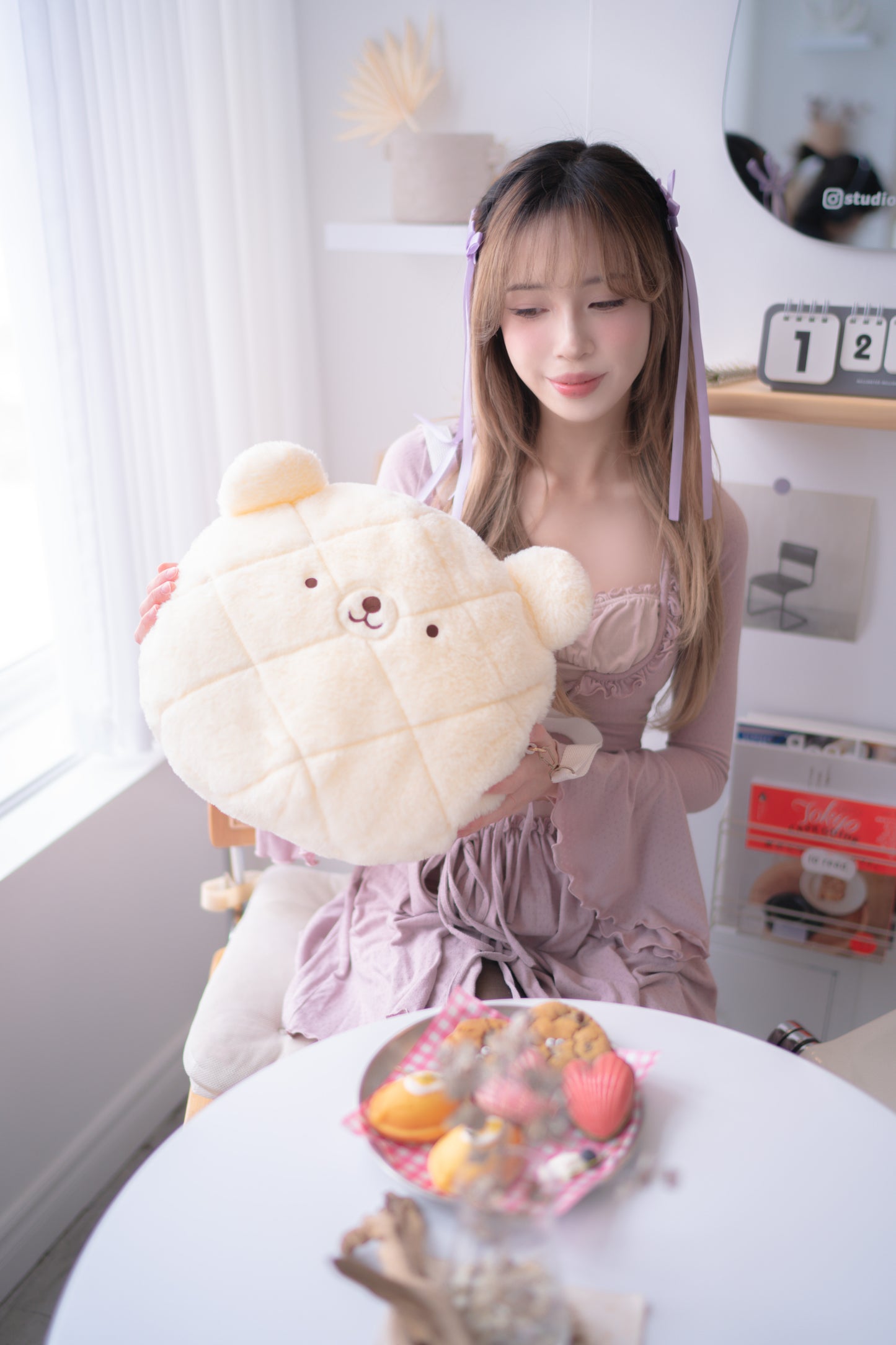 Sweet Bear Melon-pan ♡ Plush Purse/Backpack