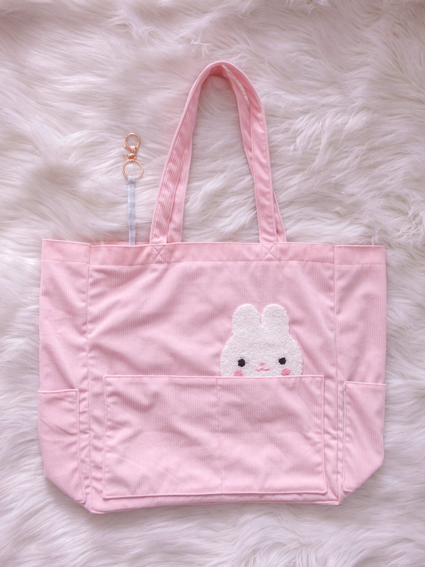 Neapolitan Bun XL Tote Bag ♡ Pink | BUY 1 GET 1 50% OFF!