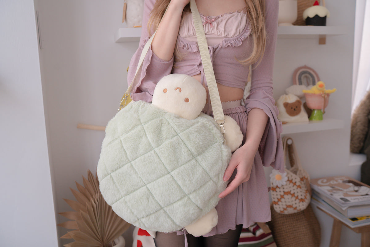 Turtle Melon-pan Convertible Bag ♡ One of a Kind!