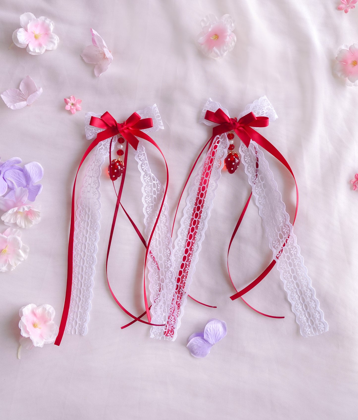 Strawberry Bliss Bows