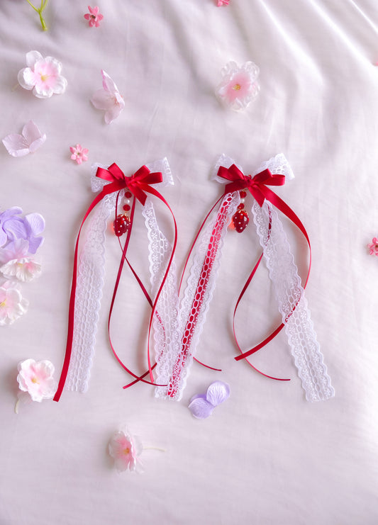 Strawberry Bliss Bows