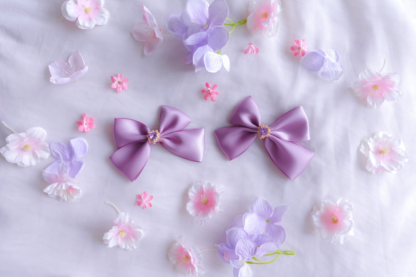 Chibi Magica Bows (violet)