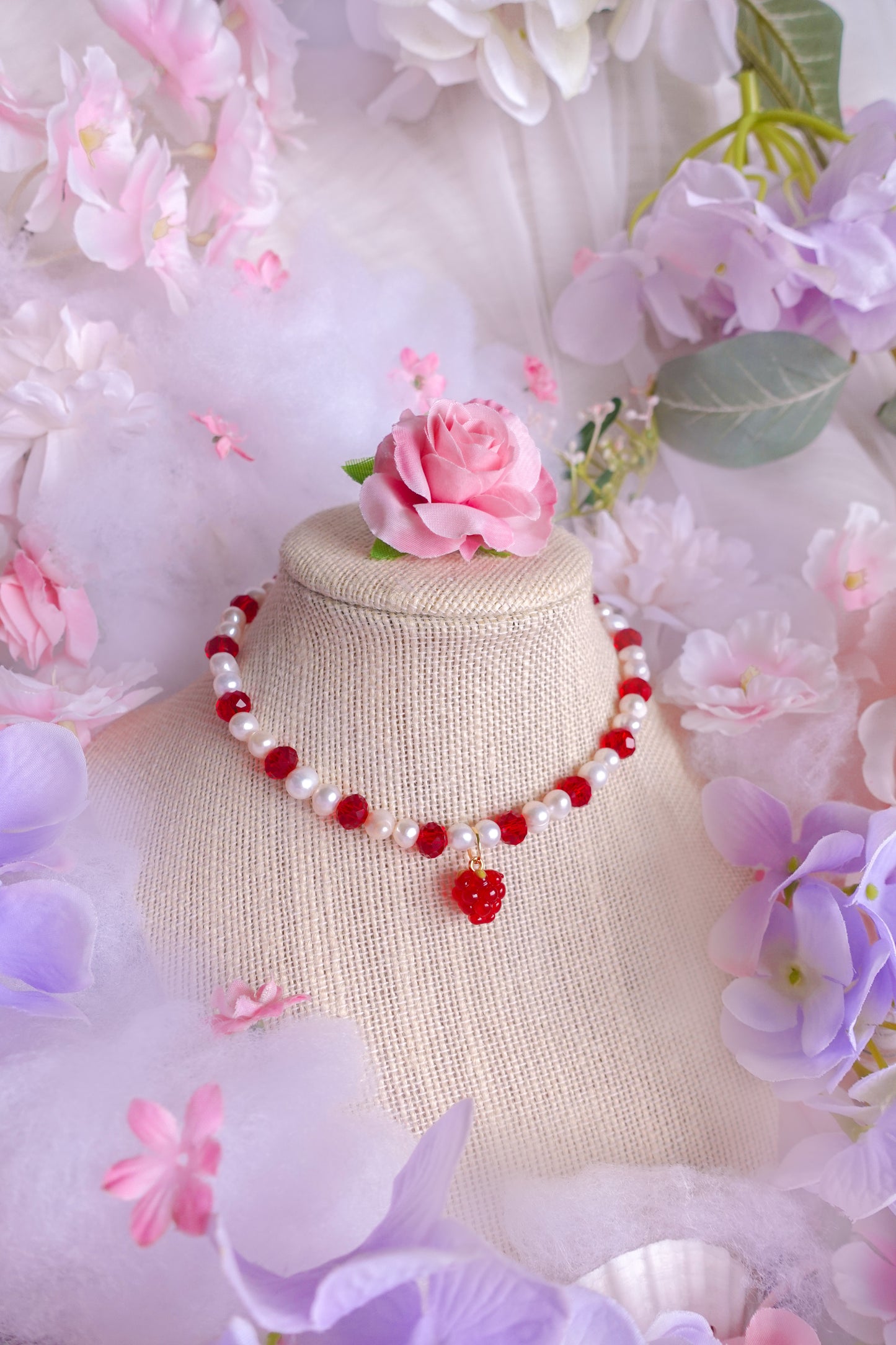 Raspberry Bliss Necklaces (Pink/Red)