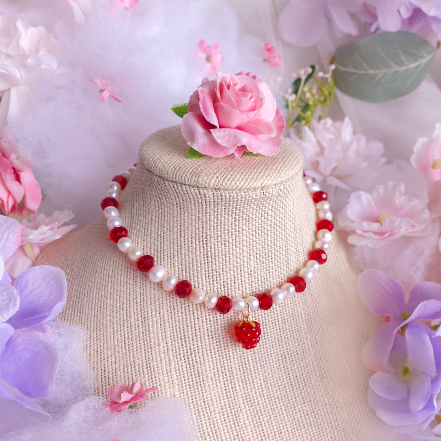 Raspberry Bliss Necklaces (Pink/Red)