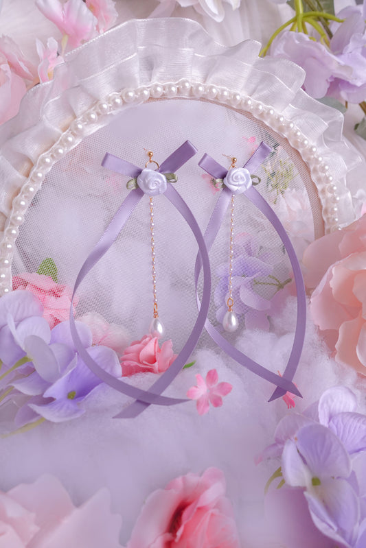 Pretty Guardian Earrings (lavender) LAST ONE!