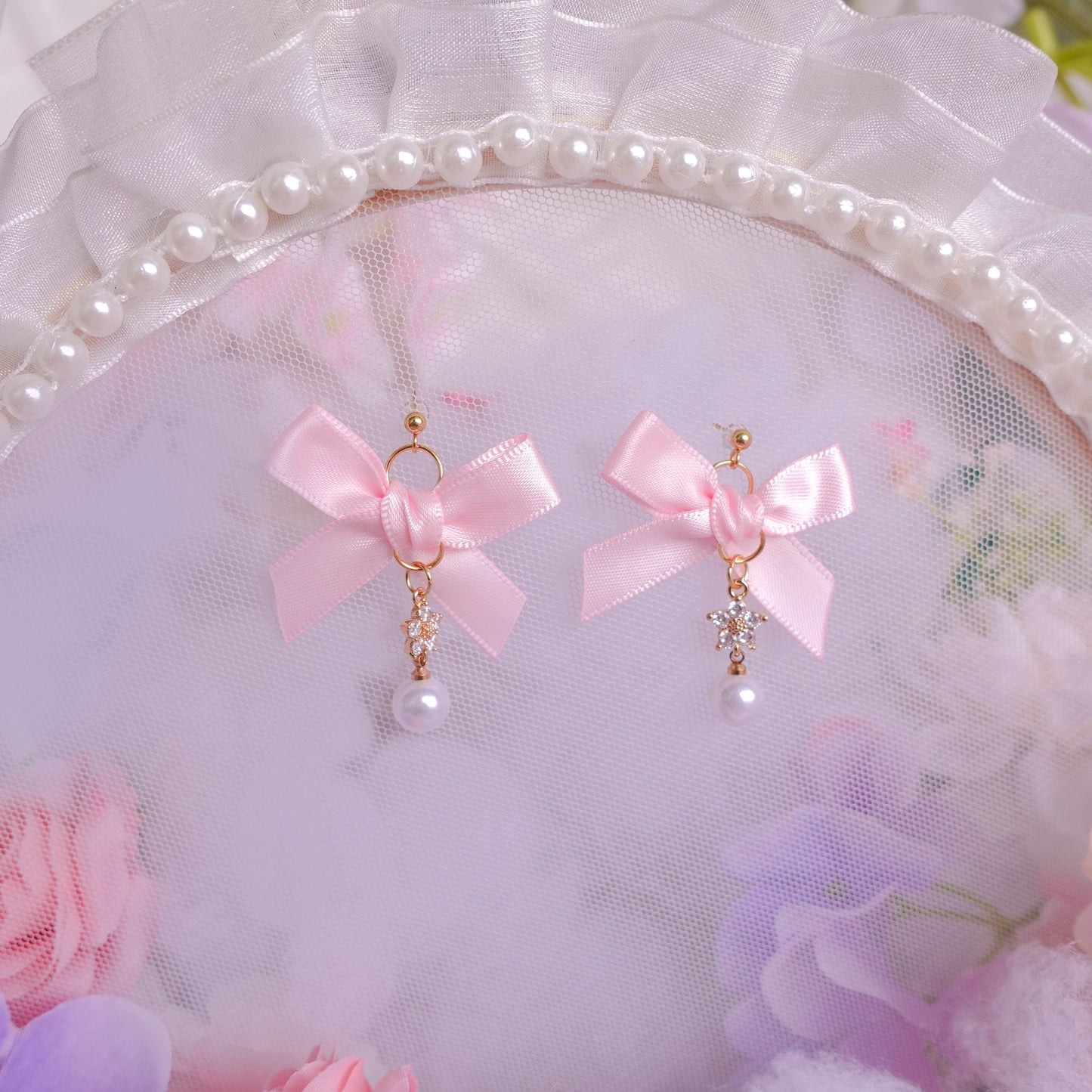 Sakura Card Earrings