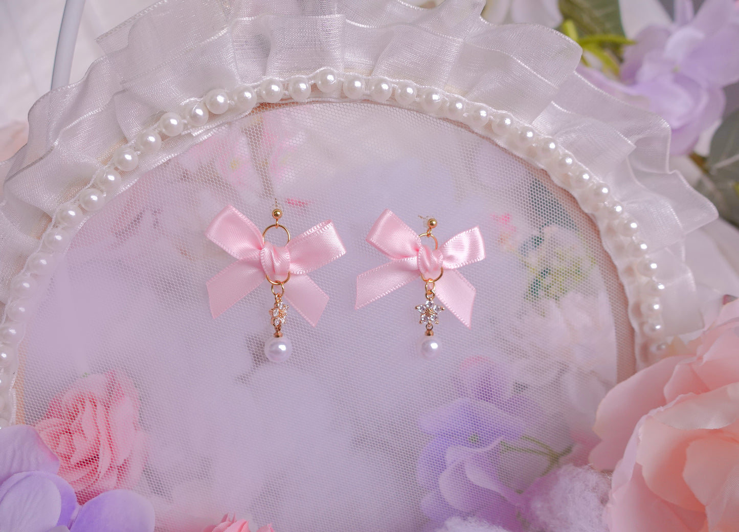 Sakura Card Earrings