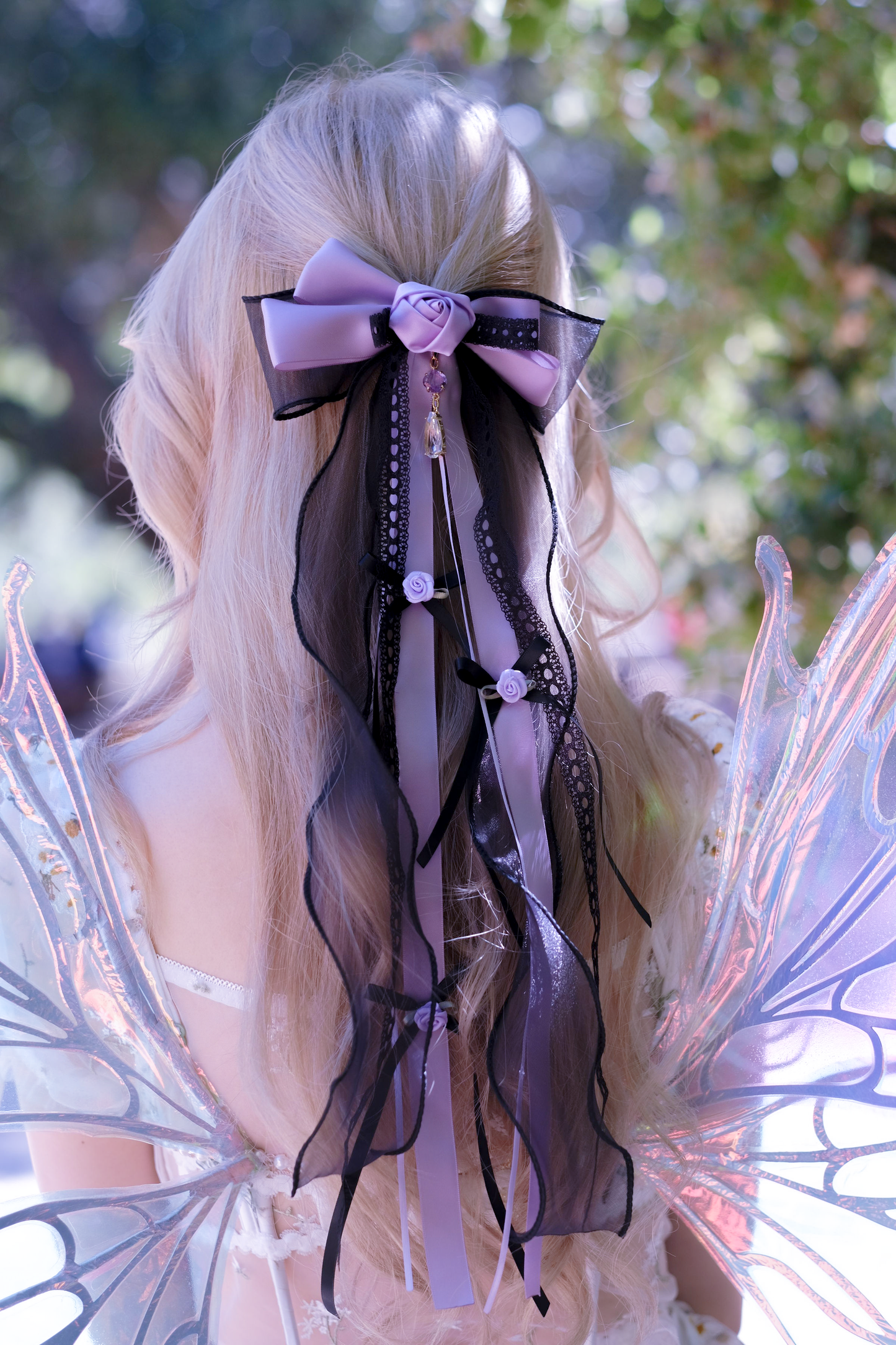 Raven Faerie Bow