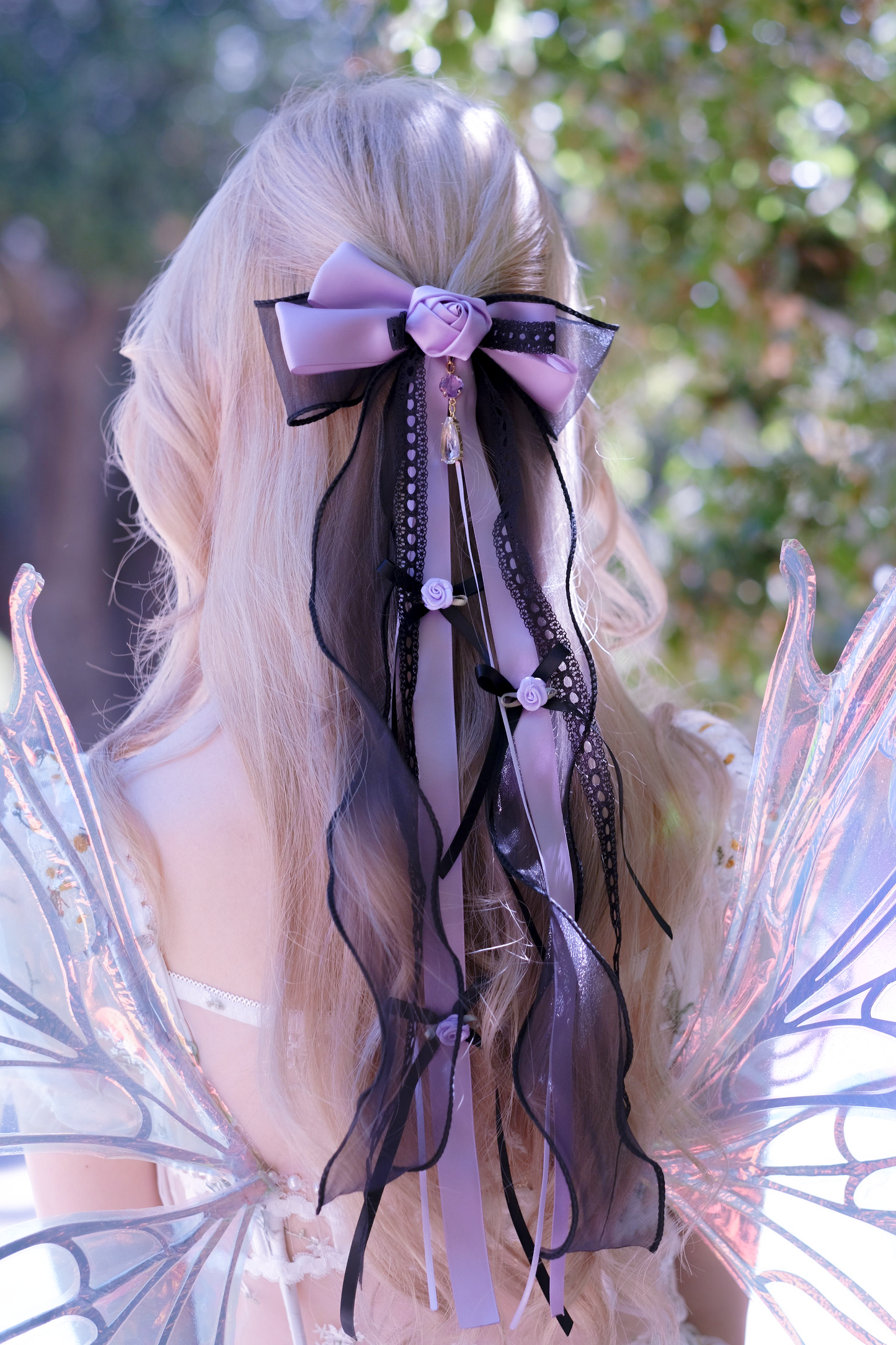 Raven Faerie Bow